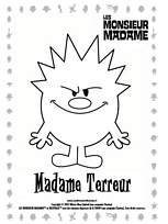 coloriage madame terreur